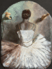 Ballerina – Slate Painting – Sold