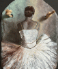 Ballerina – Slate Painting – Sold